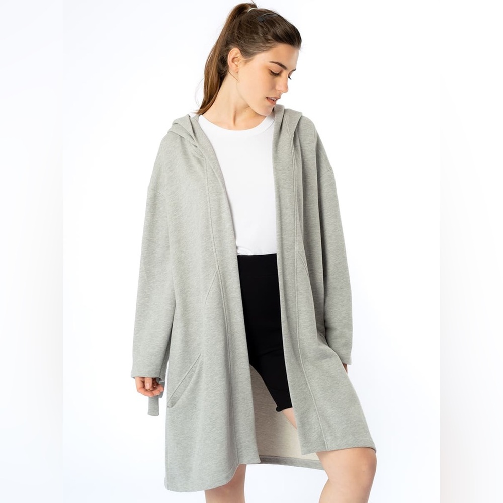 Zara Gray Cardigan Sweater Cozy Style